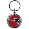 New England Patriots Carved Metal Key Chain